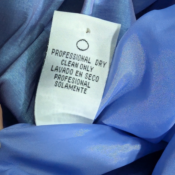 Morgan 4 Ever Strapless Short Formal, Pastel Periwinkle, Size 5/6 - Picture 12 of 13